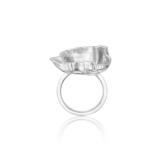 White Cloud Ring Small in Sterling Silver