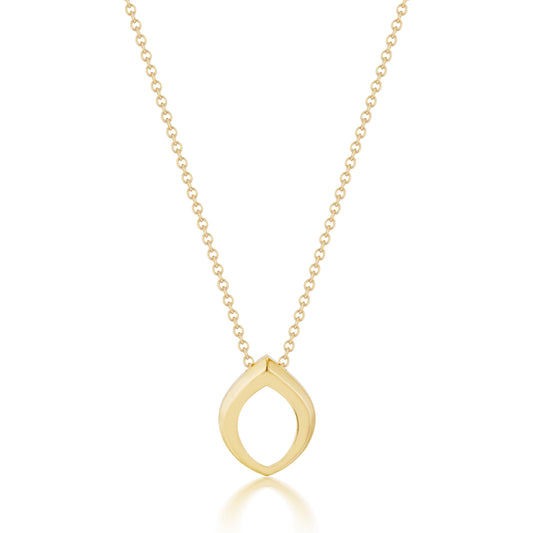 Bud Necklace Small in Gold