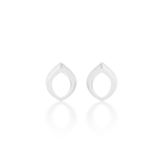 Bud Stud Earrings in Sterling Silver