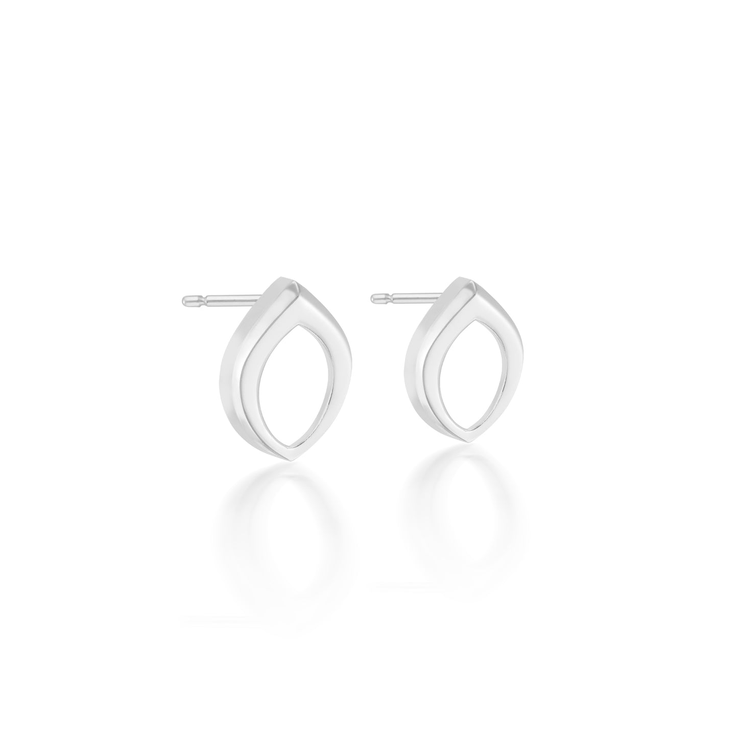 Bud Stud Earrings in Sterling Silver