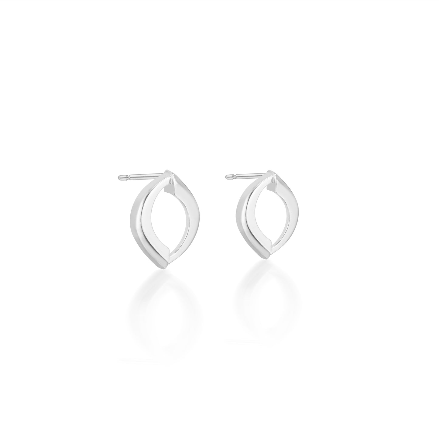 Aksi Stud Earrings in Sterling Silver