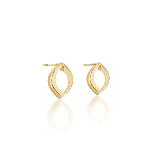 Aksi Stud Earrings in Gold