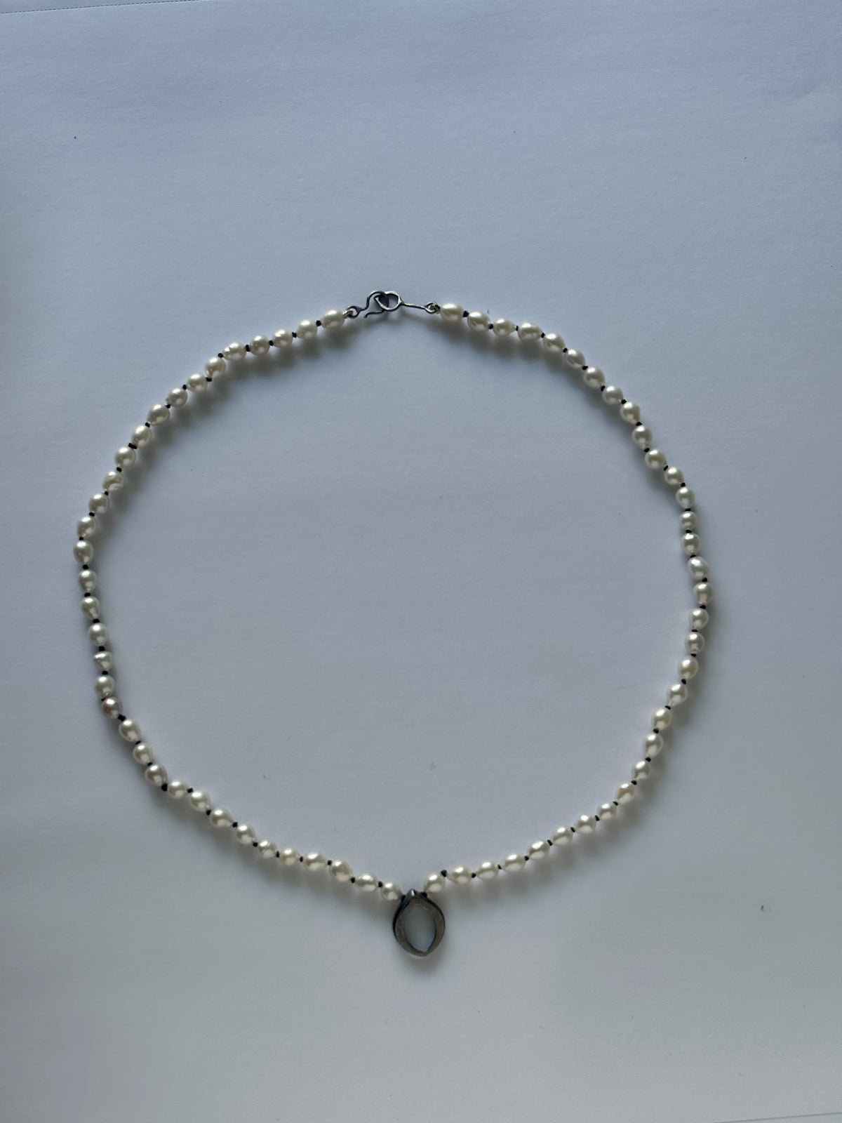 Bud Necklace, Pearl