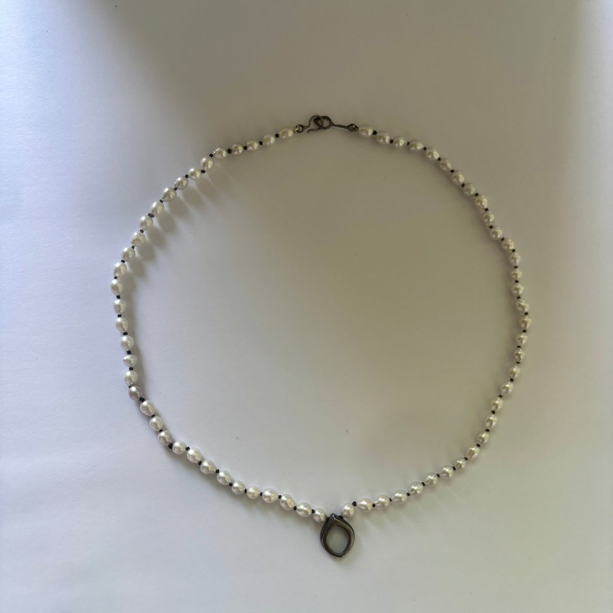 Bud Necklace, Pearl