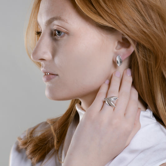 Twirl Ring in Sterling silver