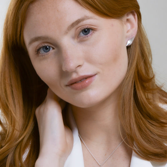 Pod Earrings in Sterling Silver
