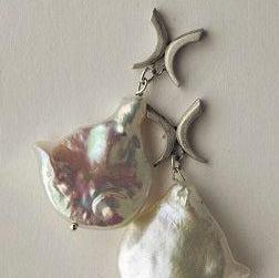 Beso Baroque Earrings in Sterling Silver