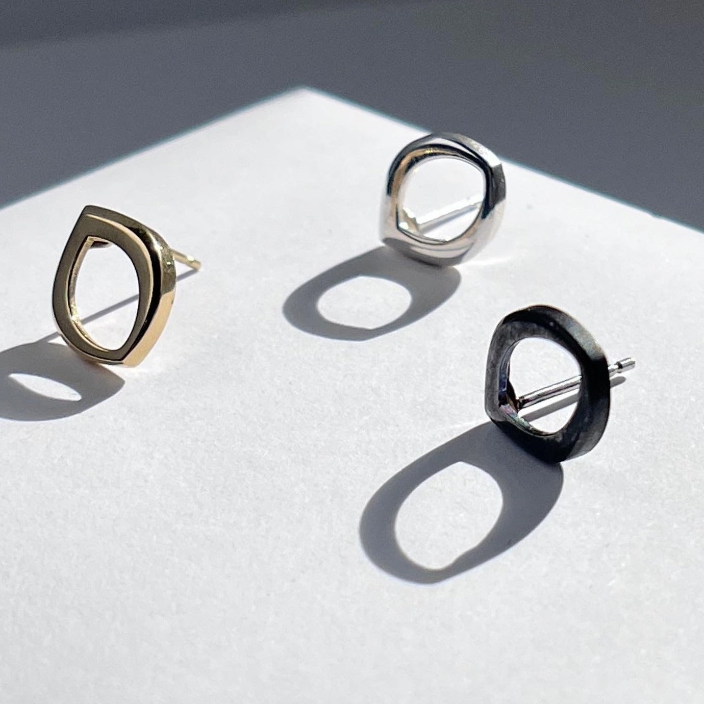 Bud Stud Earrings in Sterling Silver