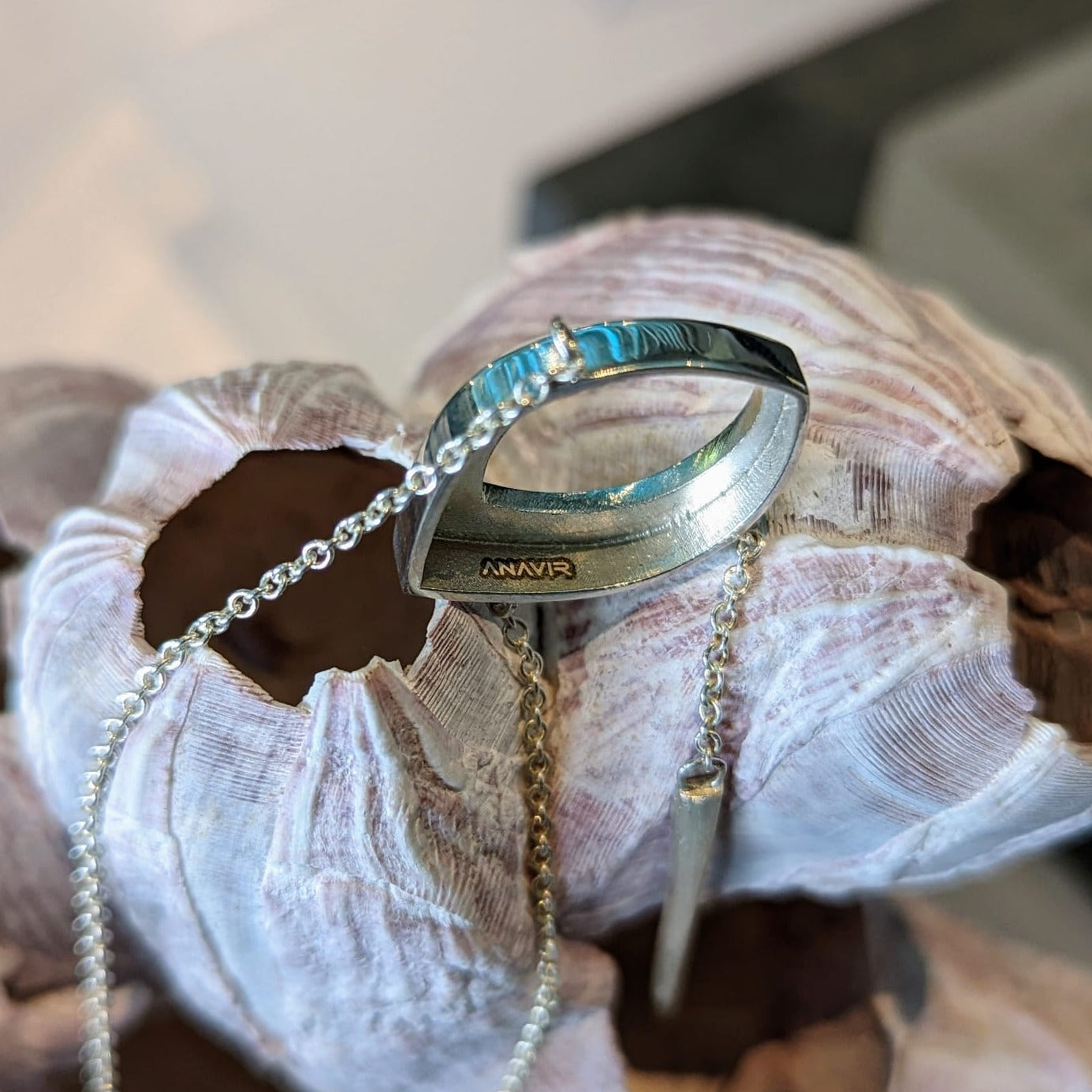 Bud Tallo Lariat Necklace in Sterling Silver