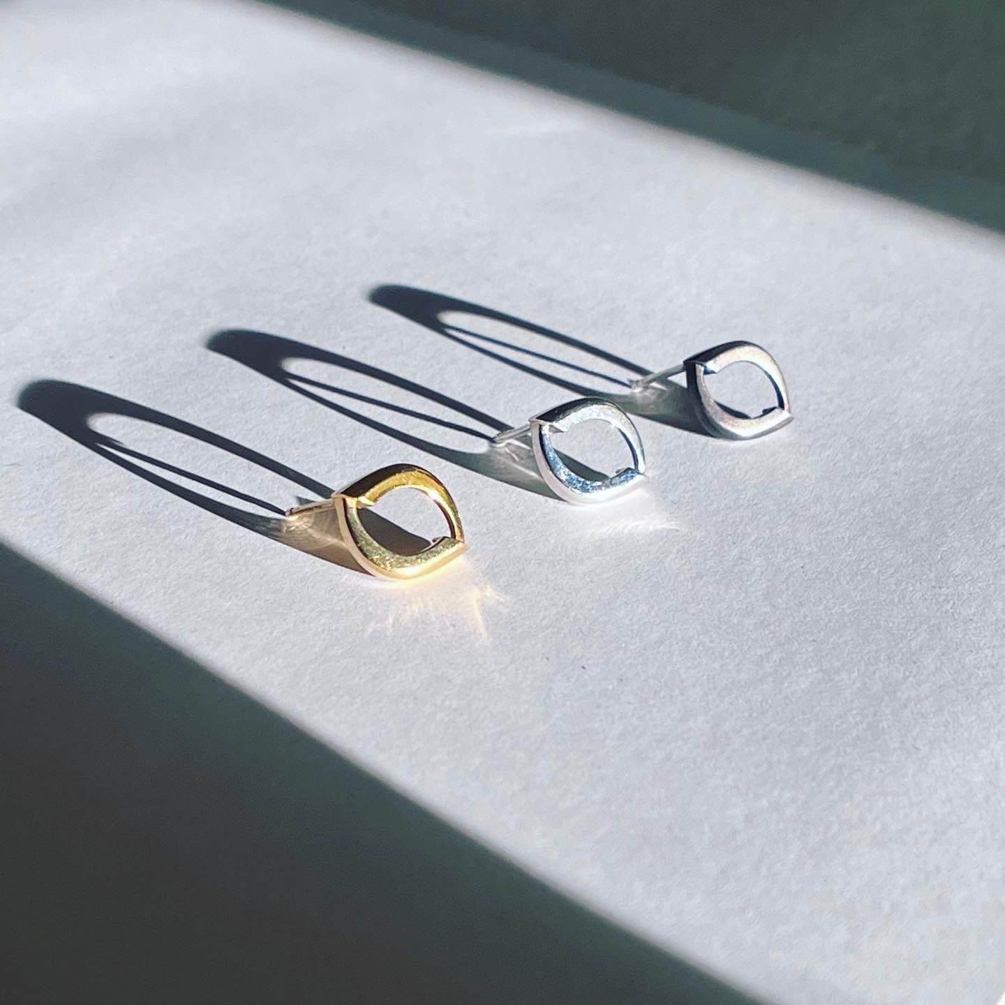 Aksi Stud Earrings in Sterling Silver