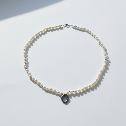 Bud Necklace, Pearl