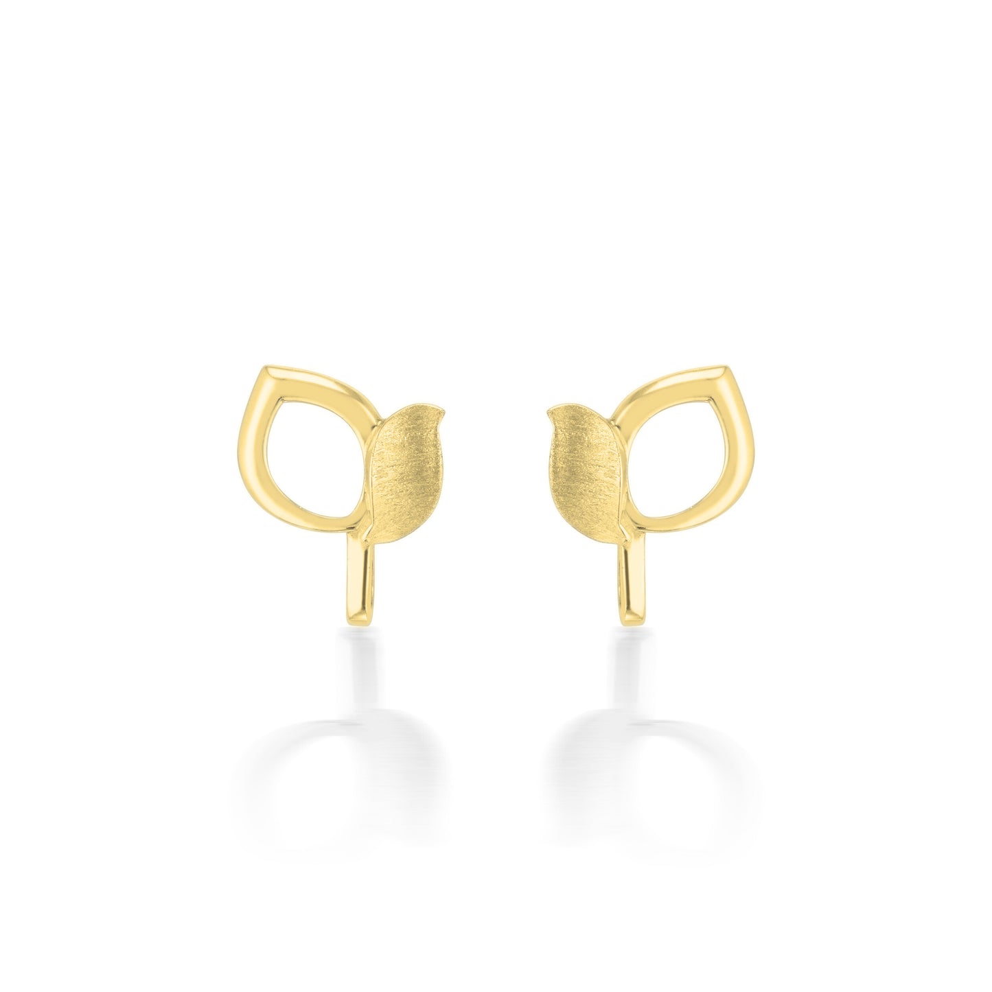 Bloom Stud Earrings in Gold