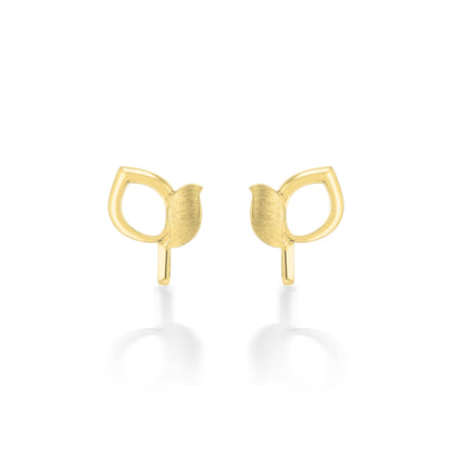 Bloom Stud Earrings in Gold