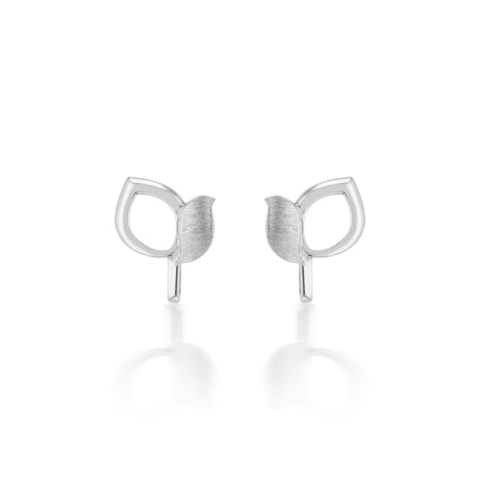 Bloom Stud Earrings in Sterling Silver