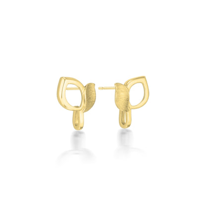 Bloom Stud Earrings in Gold