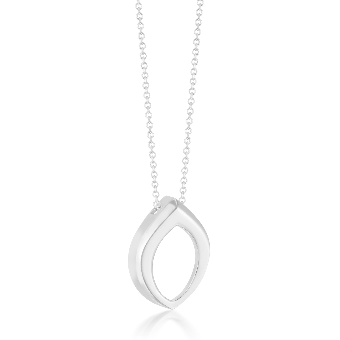 Bud Necklace Large in Sterling Silver