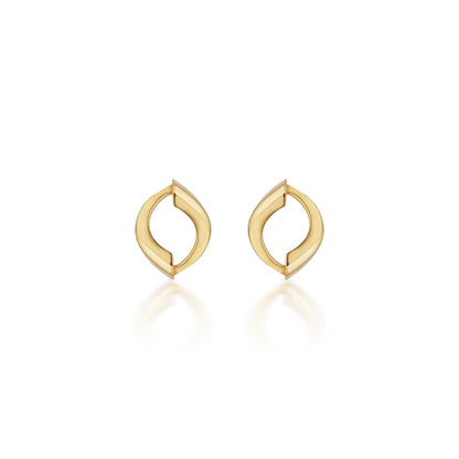 Aksi Stud Earrings in Gold