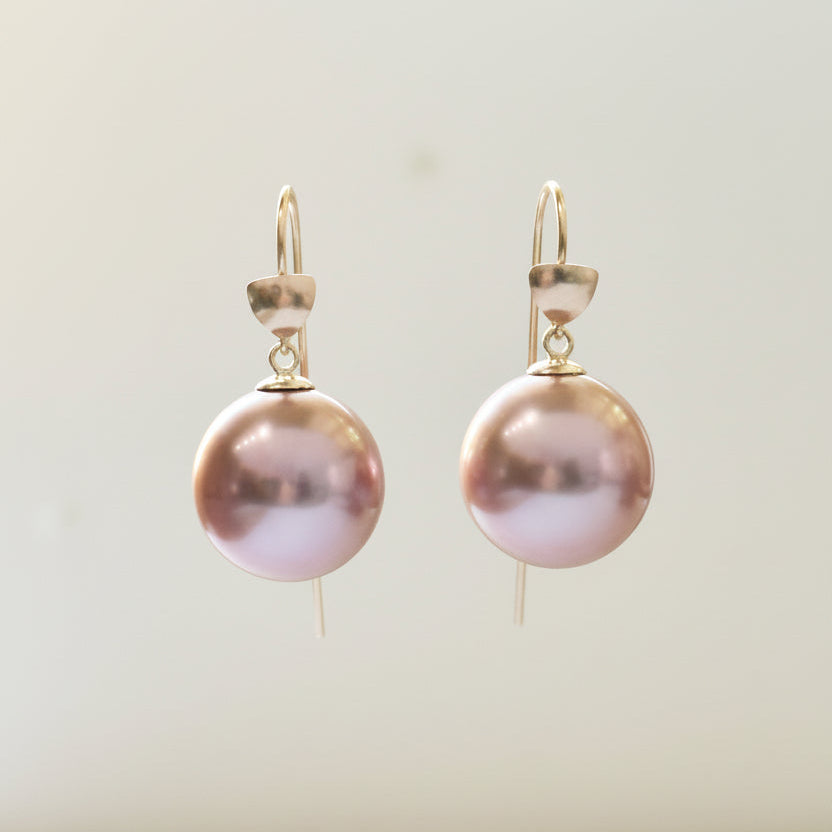 Ama Baroque Earrings, Lavender