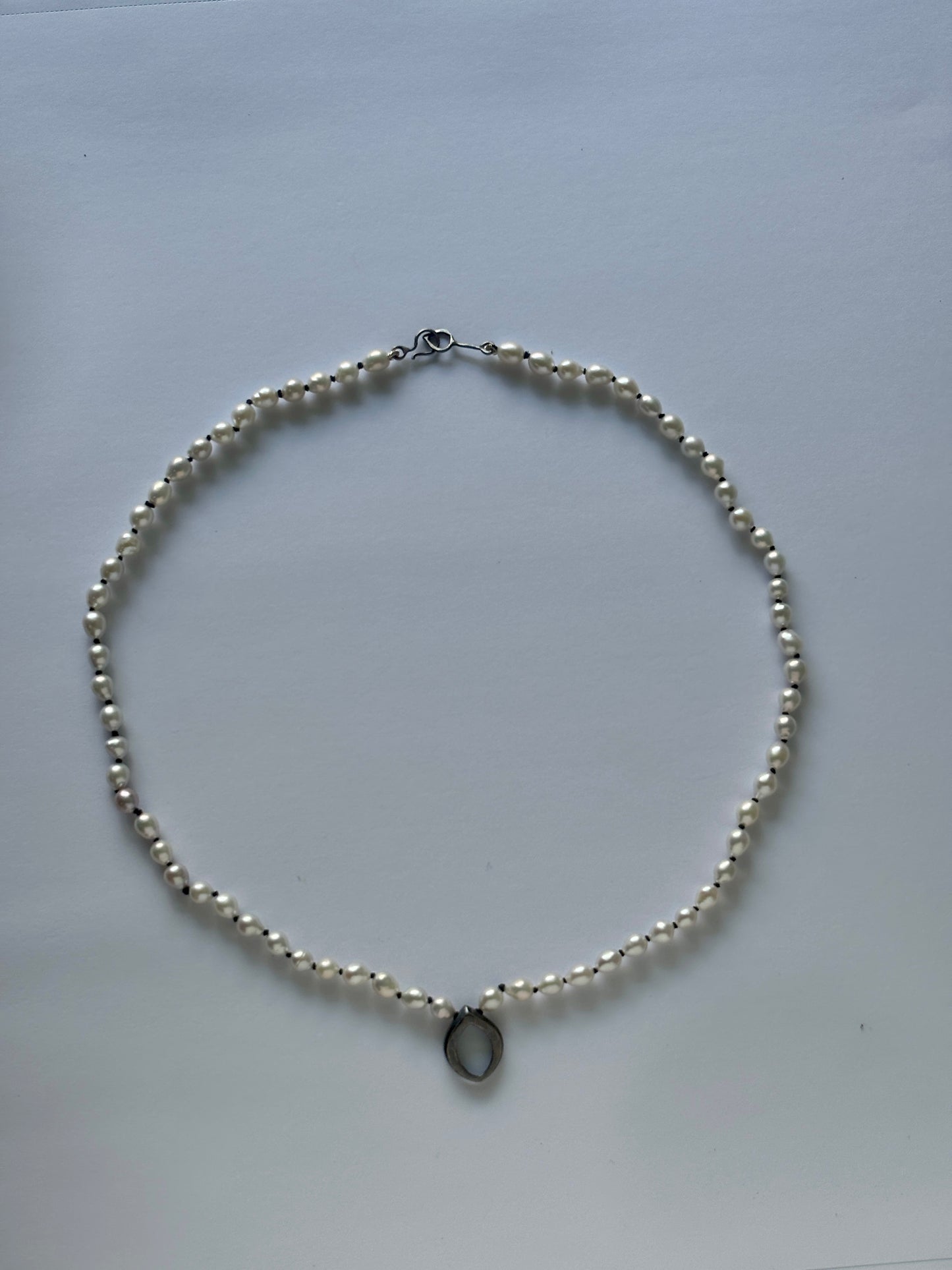 Bud Necklace, Pearl