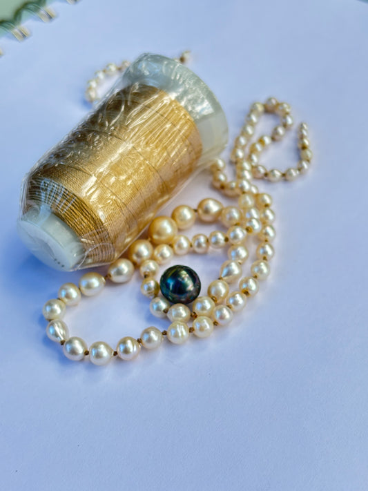 Rebecca's Heirloom Pearl Restring