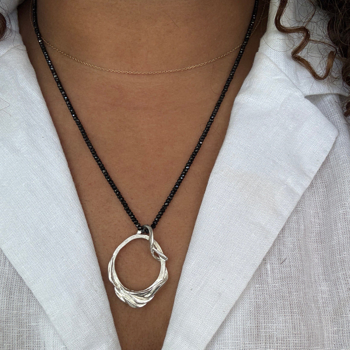 Crescendo Pendant in Sterling Silver