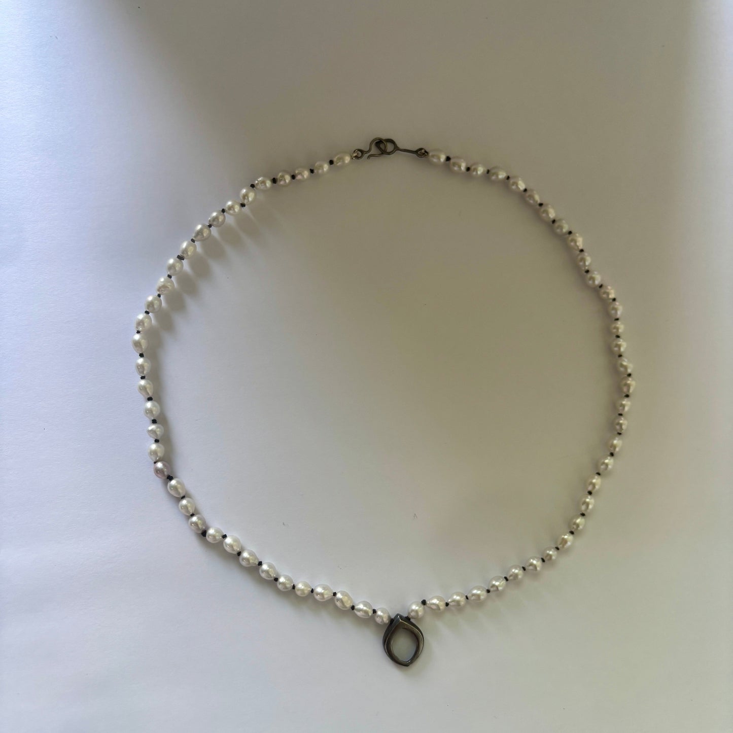 Bud Necklace, Pearl