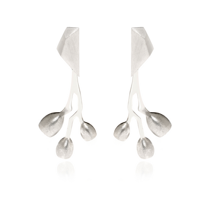 Fyllo Stud Earrings in Sterling Silver