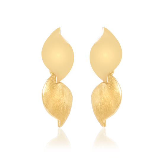 Intus Dangle Earrings in Gold