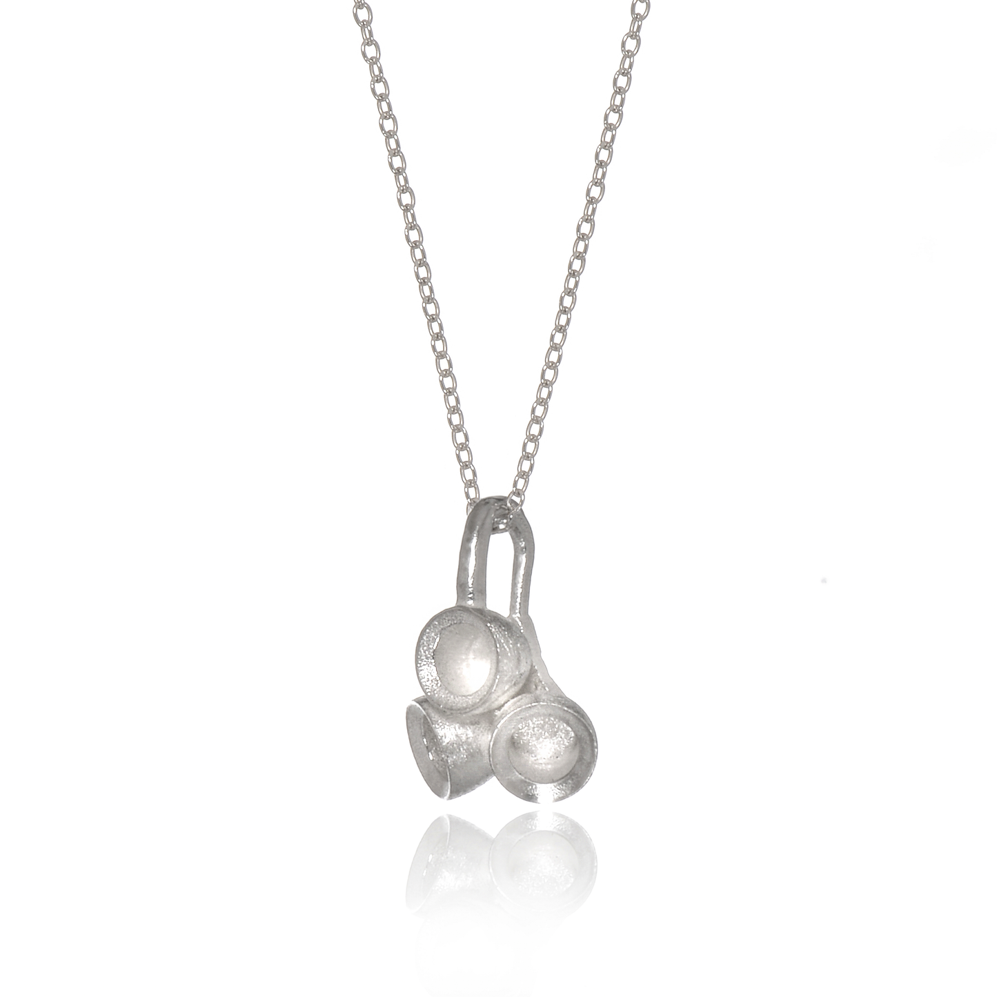 Lyptus Blossom Necklace in Sterling Silver