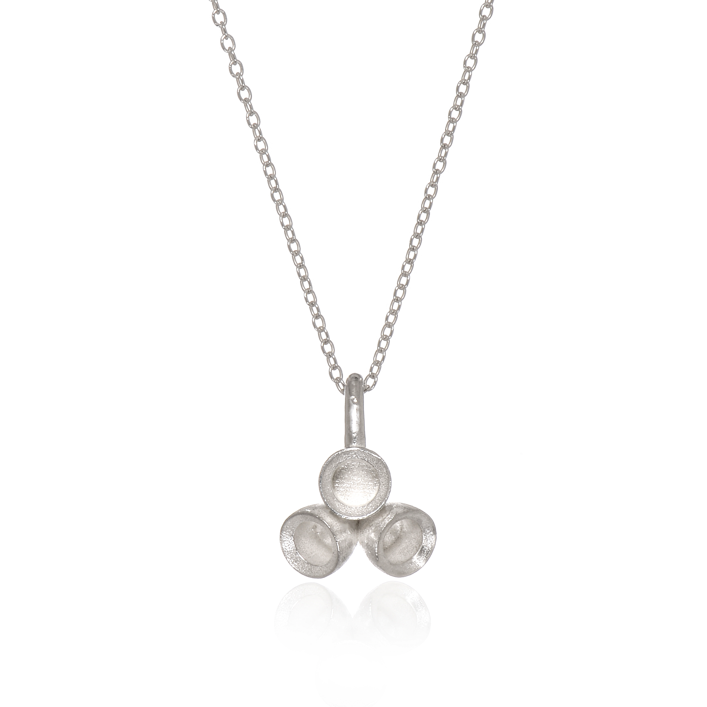 Lyptus Blossom Necklace in Sterling Silver