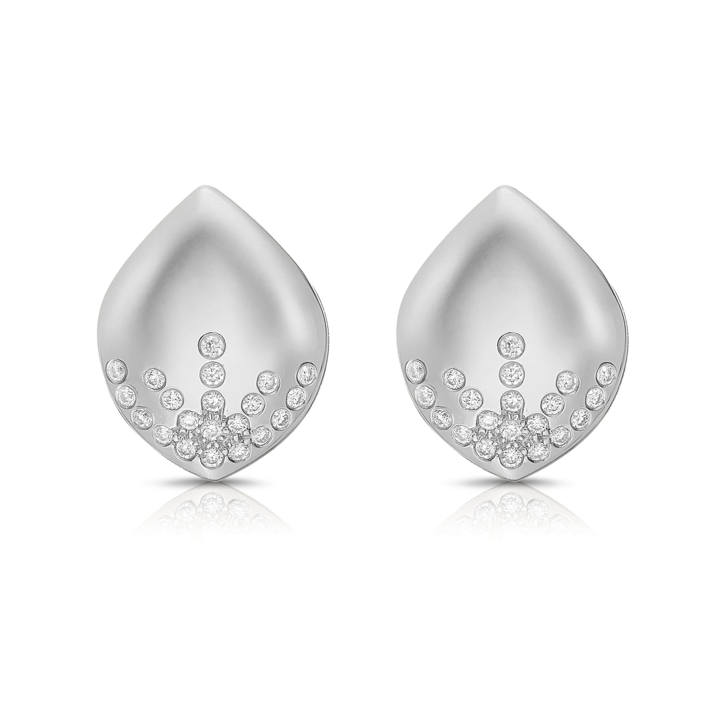 Ova Radiance Earrings in Sterling Silver