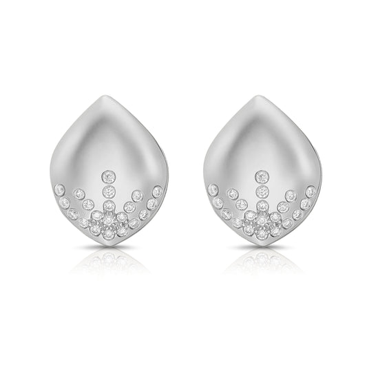 Ova Radiance Earrings in Sterling Silver