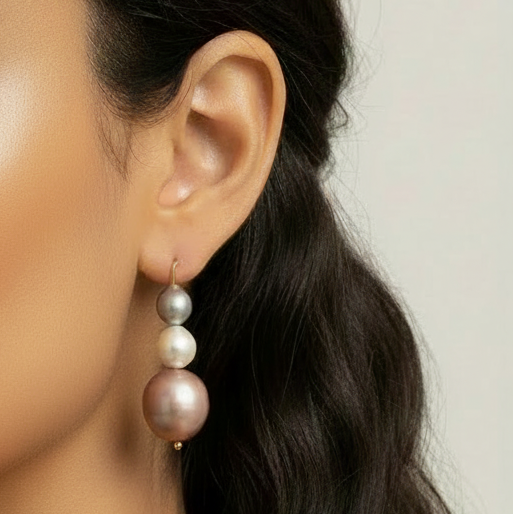 Vena Trio Baroque Earrings