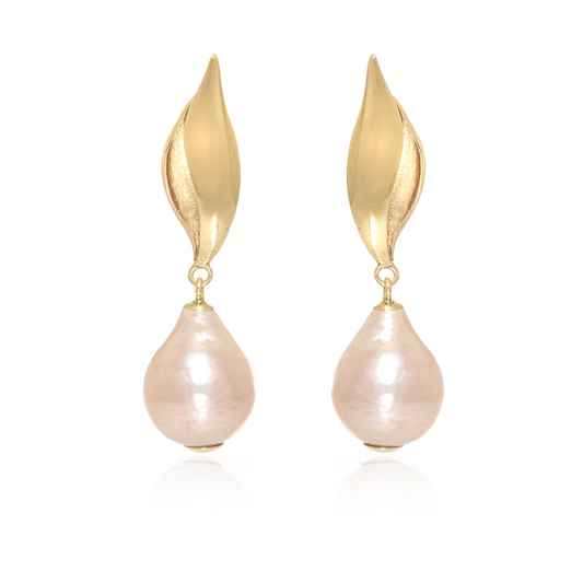 Illicium Baroque Drop Earrings in Gold