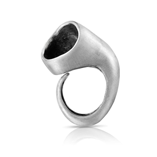 Siphon Ring in Sterling Silver